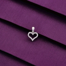 Stylishly Sleek Silver Heart Pendant