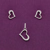 Show Stopper Heart Silver Pendant & Earrings Set