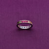 Band of Rainbow Silver Ring