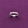 A Classic Love Affair Silver Band Silver Ring