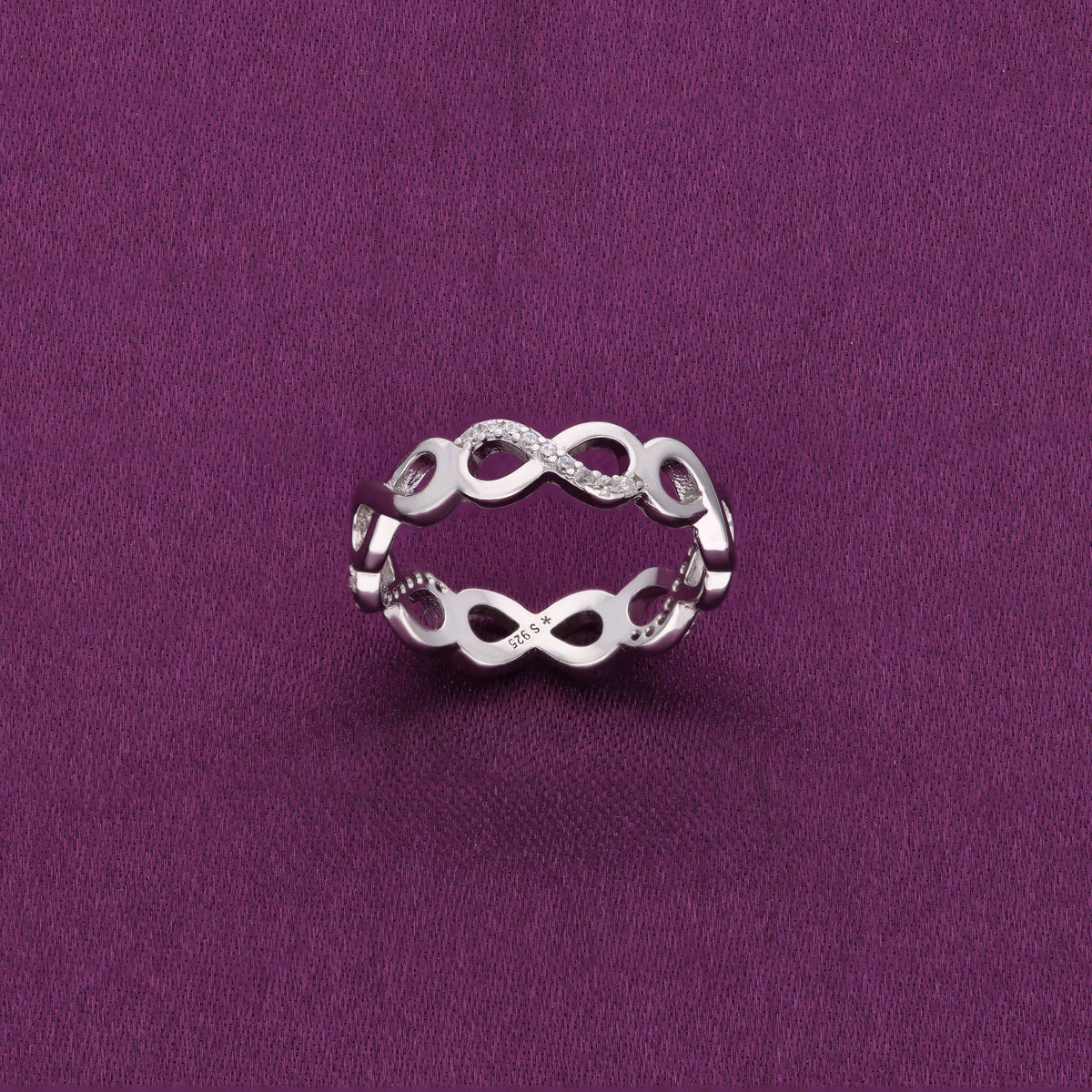 Buy Infinity Symbol Silver Ring Online | Kai Jewel