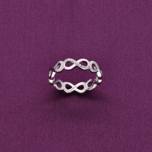  Infinity Symbol Silver Ring