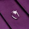 Shining Starfish Silver Minimal Ring