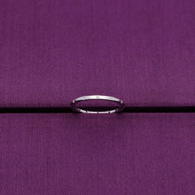  Sparkling Slits Silver Minimal Ring