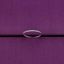  Minimalistic Band of Love Silver Ring