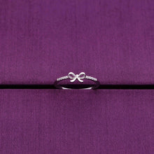  Beautiful Sterling Bow Silver Minimal Ring