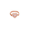 Aesthetic Intricate Heart Silver Ring