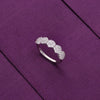 Minimalistic Blooming Beauties Statement Silver Ring