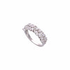 Minimalistic Studded Strands Of Class Silver Ring