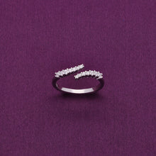  Trendy Zircon Diamond Minimal Silver Ring