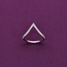  Minimalistic and Stylish Zircon Studded Silver Ring