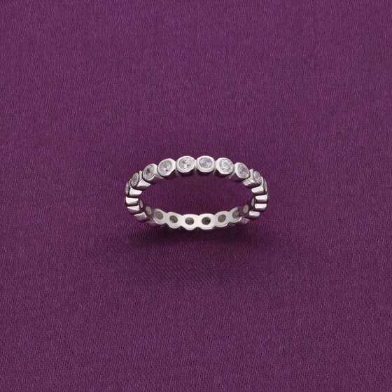 Charisma Band Silver Ring