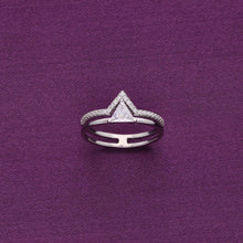  Twinkling Crown Statement Silver Ring