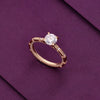 Classic Bond Solitaire Silver Ring