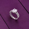 A Bond of Forever Solitaire Silver Ring