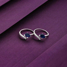  Blue Trendy Silver Toe Ring